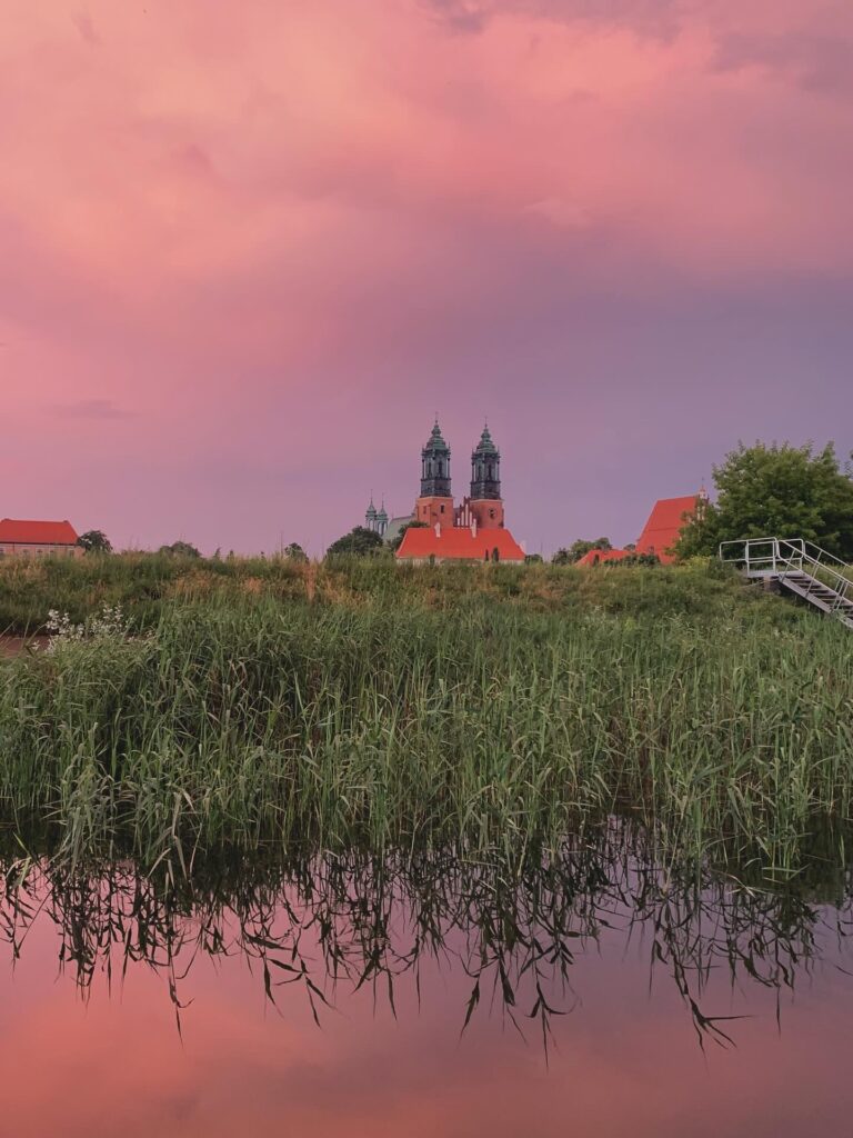 Złota godzina w Poznaniu nad Wartą