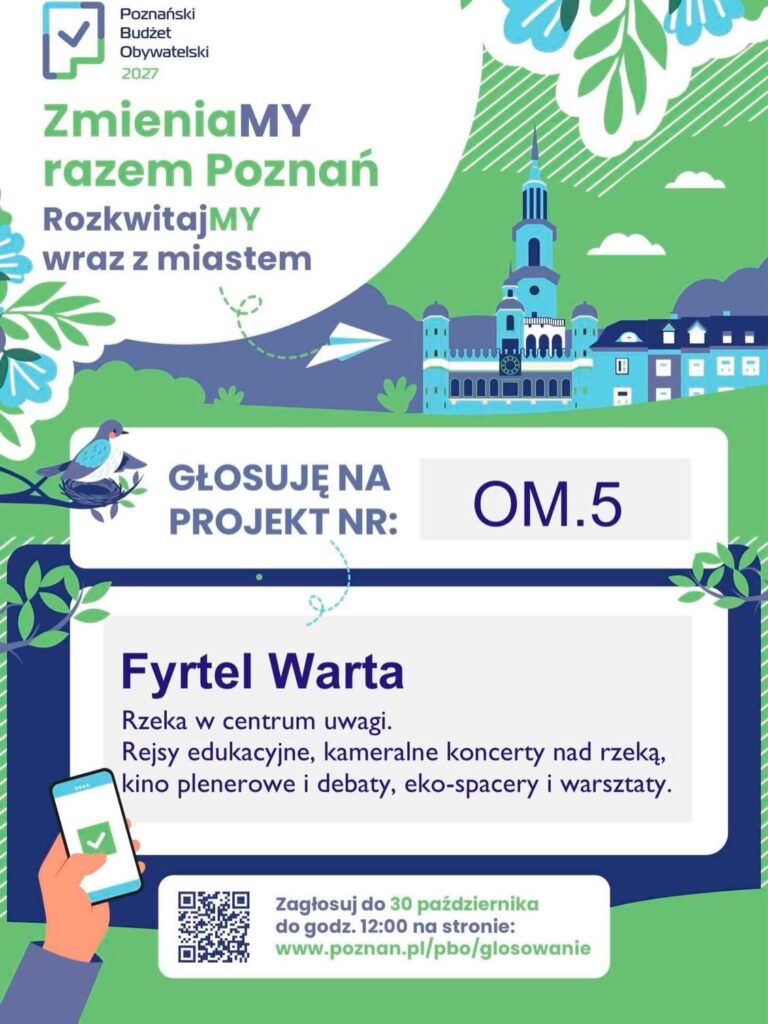 Fyrtel Warta – głosuj na rzekę!
